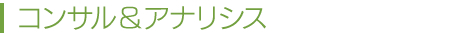 コンサル＆アナリシス